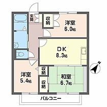 大阪府河内長野市楠町東（賃貸アパート3LDK・2階・60.45㎡） その2