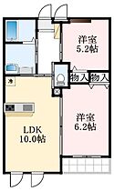 大阪府堺市中区土師町5丁（賃貸アパート2LDK・2階・55.25㎡） その2