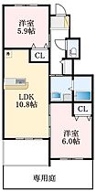 大阪府堺市中区福田946-1（賃貸アパート2LDK・1階・53.81㎡） その2