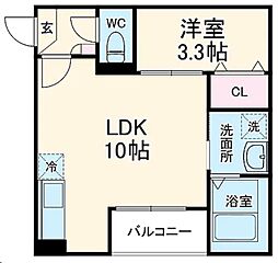 間取図画像 1LDK