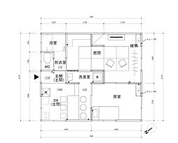 ふじの荘 2DKの間取図画像