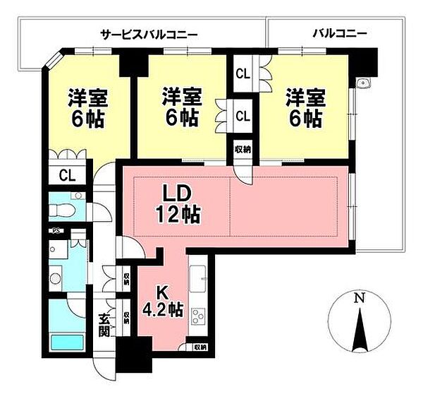 間取りを拡大表示
