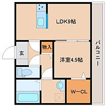 ラヴィべール  ｜ 奈良県奈良市大安寺6丁目9-6（賃貸アパート1LDK・2階・40.05㎡） その2