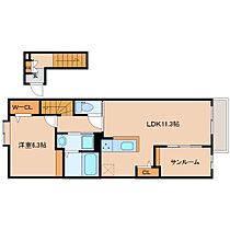 万葉まほら荘  ｜ 奈良県奈良市南京終町4丁目346-2（賃貸アパート1LDK・2階・50.74㎡） その2