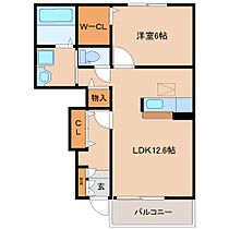 エクセレント佐保　A棟 102 ｜ 奈良県奈良市法蓮町275（賃貸アパート1LDK・1階・46.22㎡） その2