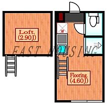 東京都渋谷区本町４丁目（賃貸アパート1R・1階・10.01㎡） その2