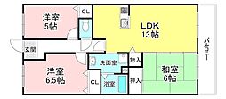 ルモン甲西中央 3LDKの間取図画像