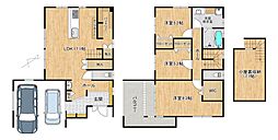 水口町暁分譲地 3LDKの間取り