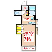 コスモスビル  ｜ 鹿児島県鹿児島市平之町1番地26（賃貸マンション1K・5階・23.00㎡） その2