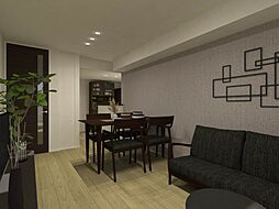 シャーメゾンエレガント 3階1LDKのリビング/ダイニング
