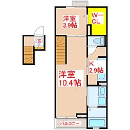 ラッフィナート・M 2Kの間取図画像