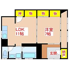 物件の間取り