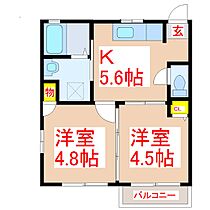 アルカンシェール  ｜ 鹿児島県姶良市永池町14-7（賃貸アパート2K・1階・30.00㎡） その2