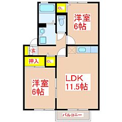 物件の間取り