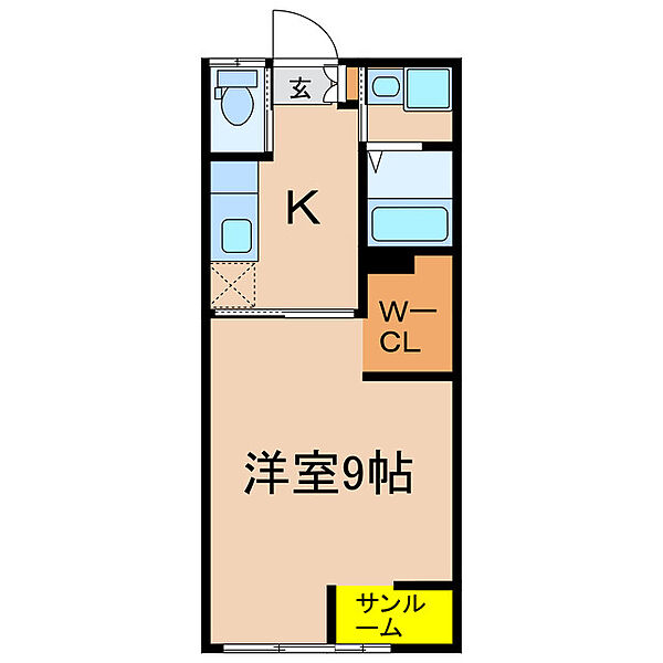 アールＫコーポ ｜鹿児島県鹿屋市新川町(賃貸アパート1K・2階・30.00㎡)の写真 その2