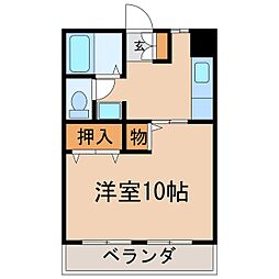 間取図画像 1K