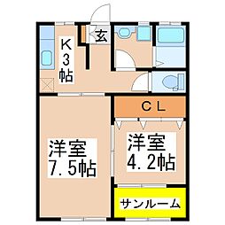フォレストコート　Ａ棟 2階/-