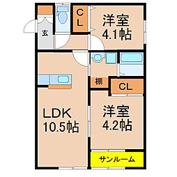 PINO A棟 2階
