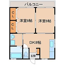 パームガーデン　Ｂ棟 2階/-