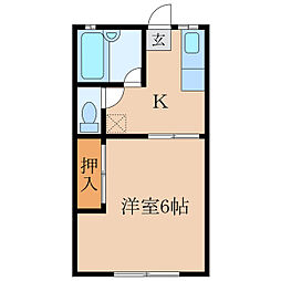 ユースハイツ 1階/-