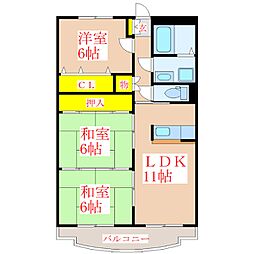 間取図画像 3LDK