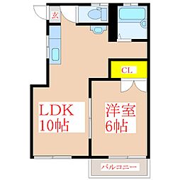 間取図画像 1LDK