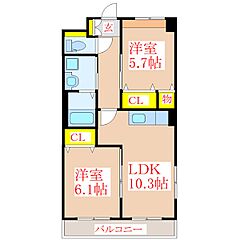 物件の間取り
