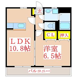 Blanca.k 1LDKの間取図画像