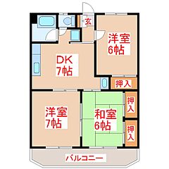 物件の間取り