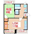 サンシャイン東谷山1階4.5万円