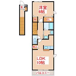 ベルメゾン中山 D 2階/-
