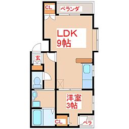 ベルメゾン森澤 3階/-