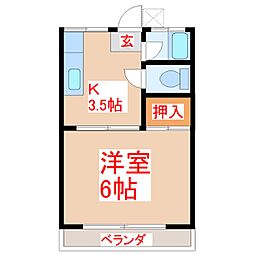 太陽ハイツ 1階/-