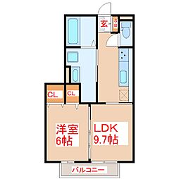 クレシアコート B棟 2階/-
