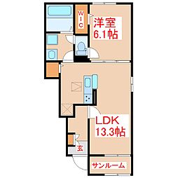 風に憩う B 1階/-