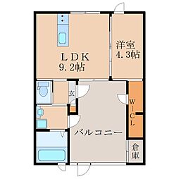 LITALIKO 1LDKの間取図画像
