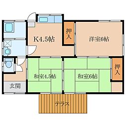 🉐敷金礼金0円！🉐森貸家　4号棟