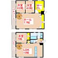 フェリス荒田2階15.0万円