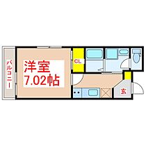 Ｓｕｎ　Ｆｉｔ天保山  ｜ 鹿児島県鹿児島市天保山町15番地20（賃貸マンション1K・3階・24.70㎡） その2