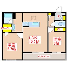 シャーメゾン下荒田 1階
