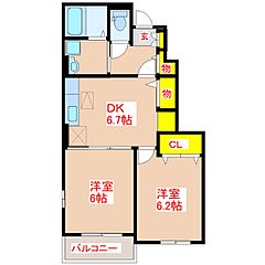 物件の間取り