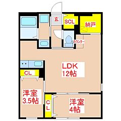 物件の間取り