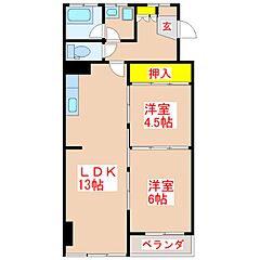 物件の間取り
