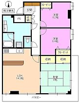 CLIE HIRATA  ｜ 長野県松本市平田東１丁目（賃貸マンション3LDK・5階・84.98㎡） その2