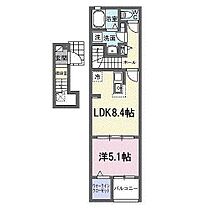 フローラル　Ａ 206 ｜ 長野県松本市大字島内5285番地1（賃貸アパート1LDK・2階・38.81㎡） その2