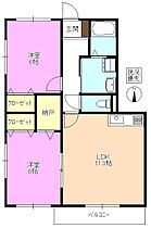 エレガントキューブ  ｜ 長野県松本市村井町南４丁目（賃貸マンション2LDK・1階・55.20㎡） その2