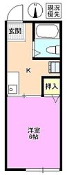 間取図画像 1K