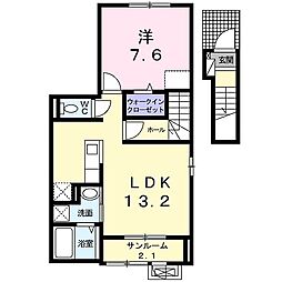 シェーネ 1LDKの間取図画像