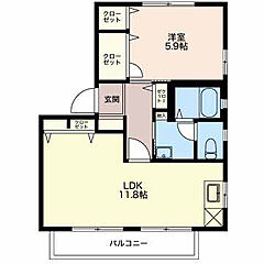 物件の間取り