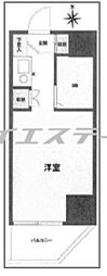 エトワール明神町 ワンルームの間取図画像